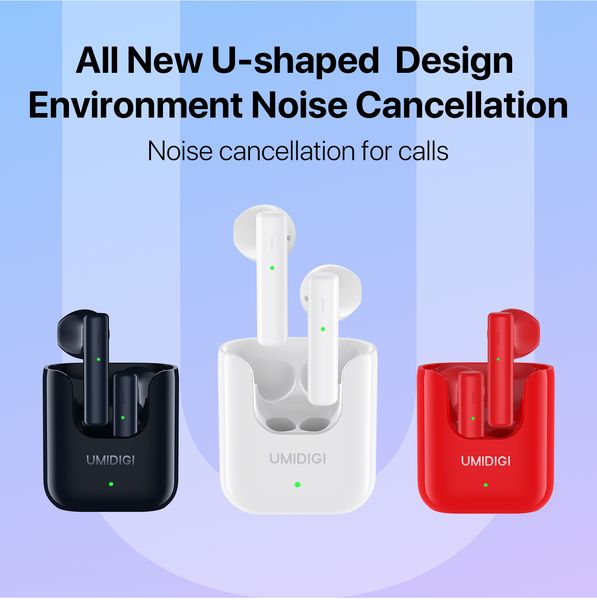 umidigi airbuds u tws wireless earphones bluetooth 5.1 enc noise reduction 380mah charging box sports headsets with microphone
umidigi airbuds u tws wireless earphones bluetooth 5.1 enc noise reduction 380mah charging box sports headsets with microphone