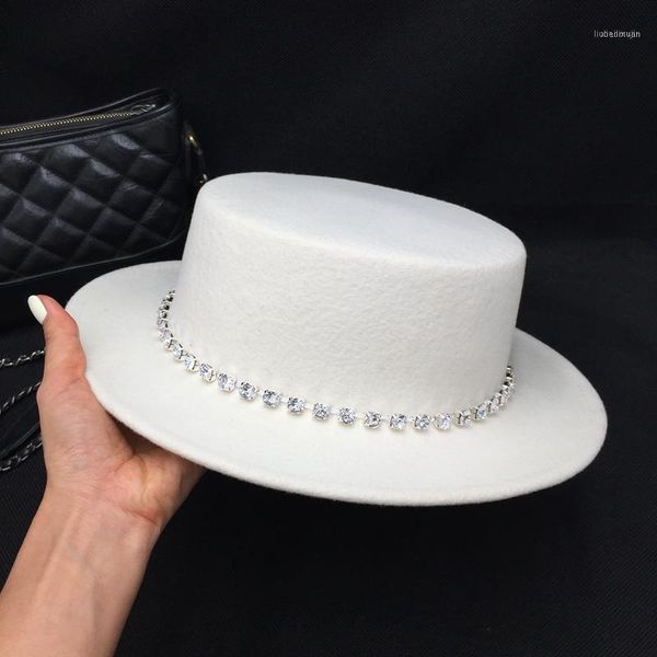 during the spring and autumn winter wool hat for women with ceiling short eaves diamond caps & hats1, Yellow
during the spring and autumn winter wool hat for women with ceiling short eaves diamond caps & hats1, Yellow