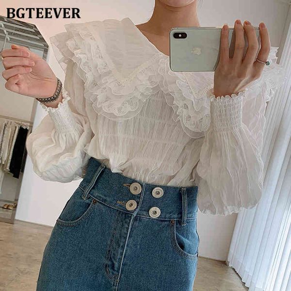 knits new vintage peter pan collar women shirts 2021 casual full sleeve female white blouses spring ruched ladies h66x
knits new vintage peter pan collar women shirts 2021 casual full sleeve female white blouses spring ruched ladies h66x