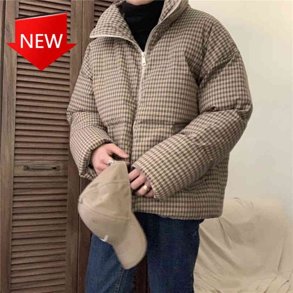 women's bf harajuku 2021 woman's jacket chess warm winter collar, Black;red
women's bf harajuku 2021 woman's jacket chess warm winter collar, Black;red