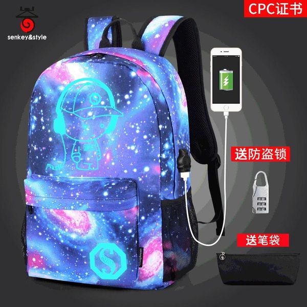 backpack cool luminous student school bag lapfor boy girl daypack with usb charging port anti-theft lock camping travel
backpack cool luminous student school bag lapfor boy girl daypack with usb charging port anti-theft lock camping travel