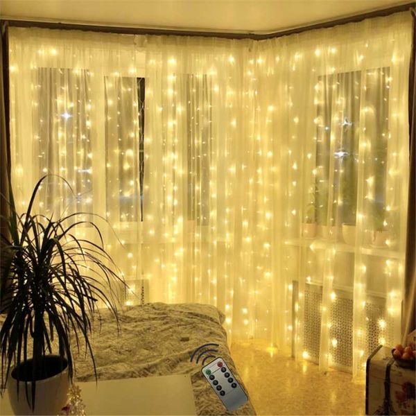strings 3x3m led copper string light christmas battery lights remote curtain garland for wedding party window garden home decoration
strings 3x3m led copper string light christmas battery lights remote curtain garland for wedding party window garden home decoration