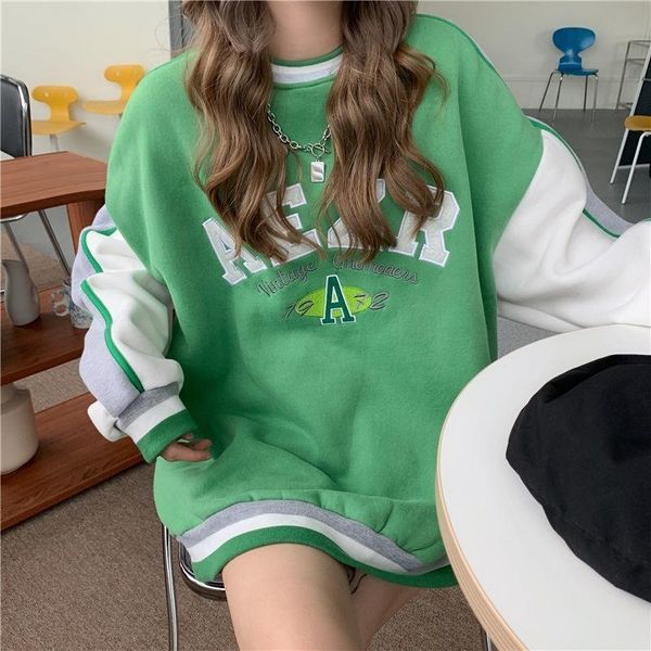 women's hoodies & sweatshirts green oversize hoodie winter thick warm fashion women harajuku sweatshirt lettered embroidery printing lo, Black
women's hoodies & sweatshirts green oversize hoodie winter thick warm fashion women harajuku sweatshirt lettered embroidery printing lo, Black