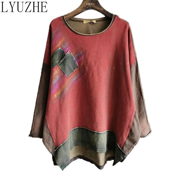 vintage patchwork women t-shirt 2021 spring autumn o-neck irregular long sleeve pullover qdy041 women's, White
vintage patchwork women t-shirt 2021 spring autumn o-neck irregular long sleeve pullover qdy041 women's, White