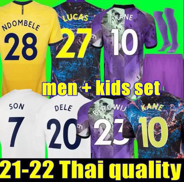21 22 soccer jerseys player dele son bale kane ndombele hojbjerg lo celso 2021 2022 home away 3rd sissoko camiseta de futebol kids kits foot, Black;yellow
21 22 soccer jerseys player dele son bale kane ndombele hojbjerg lo celso 2021 2022 home away 3rd sissoko camiseta de futebol kids kits foot, Black;yellow