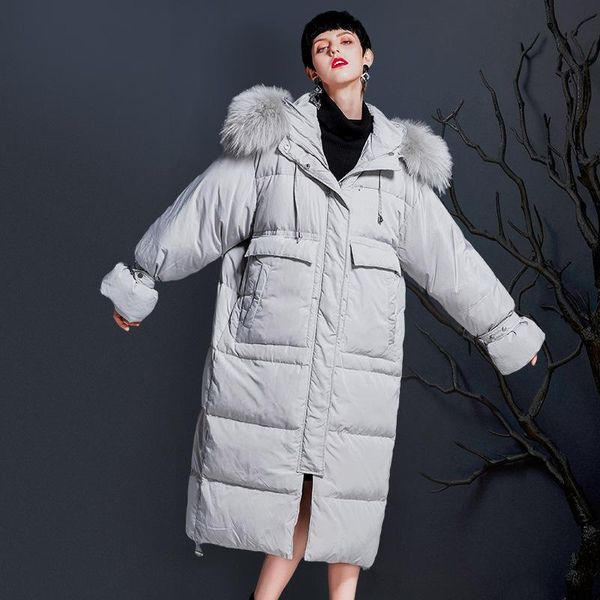 women's wool & blends parker clothing women 2021 mid-length big raccoon fur collar white duck down thickened ladies jacket commuter, Black
women's wool & blends parker clothing women 2021 mid-length big raccoon fur collar white duck down thickened ladies jacket commuter, Black