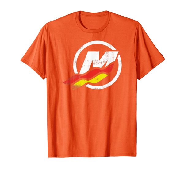 mercury racing t-shirt, White;black