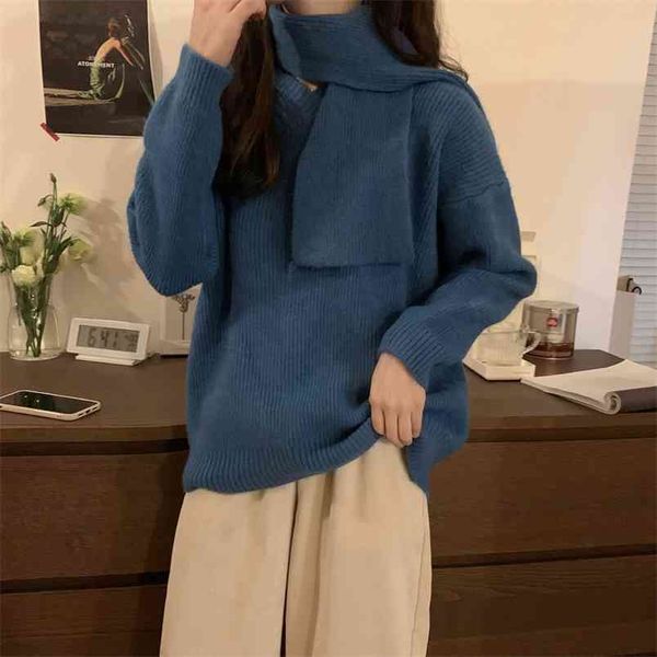 sweater women loose long-sleeved autumn and winter fashion korean version of all-match plus knitted casual 210427, White;black
sweater women loose long-sleeved autumn and winter fashion korean version of all-match plus knitted casual 210427, White;black