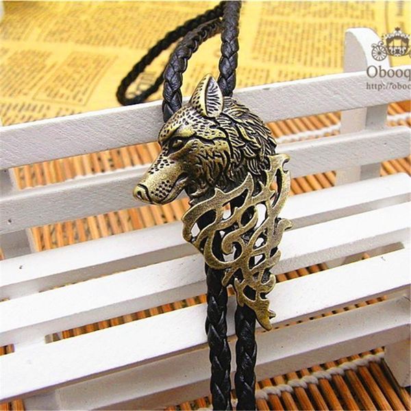bow ties bolo tie retro shirt chain wolf badge poirot led rope leather necklace long hang, Black;gray
bow ties bolo tie retro shirt chain wolf badge poirot led rope leather necklace long hang, Black;gray