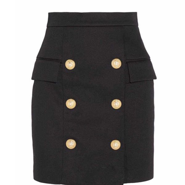 fashion runway designer skirt women's metal lion buttons embellished mini 210526, Black
fashion runway designer skirt women's metal lion buttons embellished mini 210526, Black