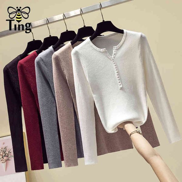 vintage casual knitting sweater pullovers candy bright color knitted spring autumn skinny sweaters street chic 210513, White;black
vintage casual knitting sweater pullovers candy bright color knitted spring autumn skinny sweaters street chic 210513, White;black