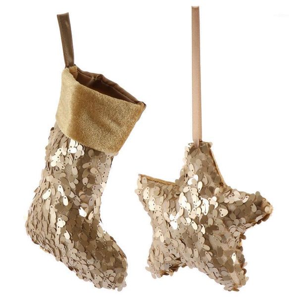 christmas decorations 2pcs chic sock pendants gift candy surprise bags decor 
christmas decorations 2pcs chic sock pendants gift candy surprise bags decor