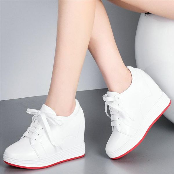 boots punk goth trainers women genuine leather platform wedges high heel ankle lady lace up round toe pumps fashion sneakers, Black
boots punk goth trainers women genuine leather platform wedges high heel ankle lady lace up round toe pumps fashion sneakers, Black
