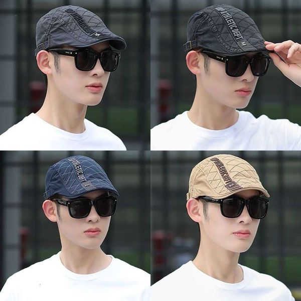 the ball cap ball caps forward hat men's spring and autumn summer korean fashion casual versatile sunscreen beret cap baseball, Blue;gray
the ball cap ball caps forward hat men's spring and autumn summer korean fashion casual versatile sunscreen beret cap baseball, Blue;gray