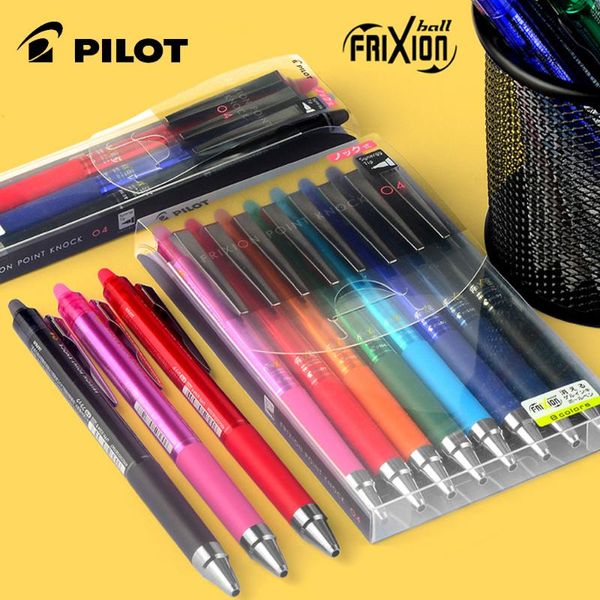 3/6pcs pilot frixion lfpk-25s4 0.4mm press color gel pen needle tip student office stationery large capacity replaceable refill pens
3/6pcs pilot frixion lfpk-25s4 0.4mm press color gel pen needle tip student office stationery large capacity replaceable refill pens