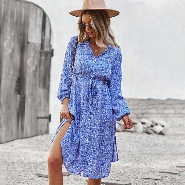 casual dresses ladies retro medium long bandage floral print dress women 2021 autumn winter full sleeve button holiday style, Black;gray
casual dresses ladies retro medium long bandage floral print dress women 2021 autumn winter full sleeve button holiday style, Black;gray