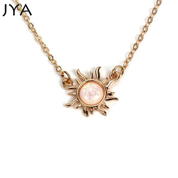 pendant necklaces cpop opal choker sun flowers pendants bohemian gold chain fashion necklace women gifts for, Silver
pendant necklaces cpop opal choker sun flowers pendants bohemian gold chain fashion necklace women gifts for, Silver