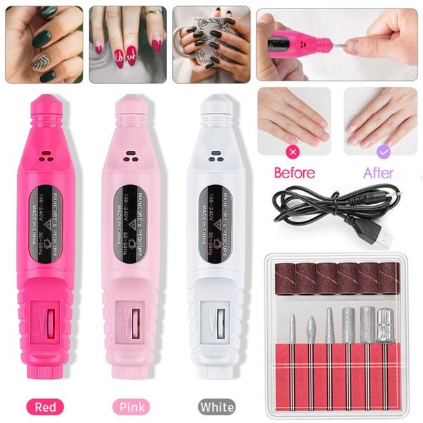 nail drill & accessories professional electric handheld file kit manicure pedicure polishing machine 6 bits
nail drill & accessories professional electric handheld file kit manicure pedicure polishing machine 6 bits