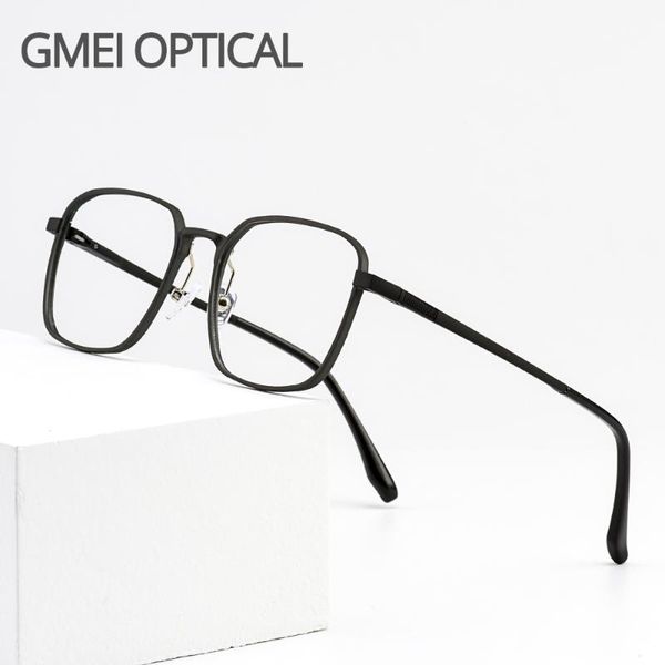 fashion sunglasses frames gmei optical square brand designer business men aluminum magnesium glasses frame with spring hinges spectacles gf9, Black
fashion sunglasses frames gmei optical square brand designer business men aluminum magnesium glasses frame with spring hinges spectacles gf9, Black