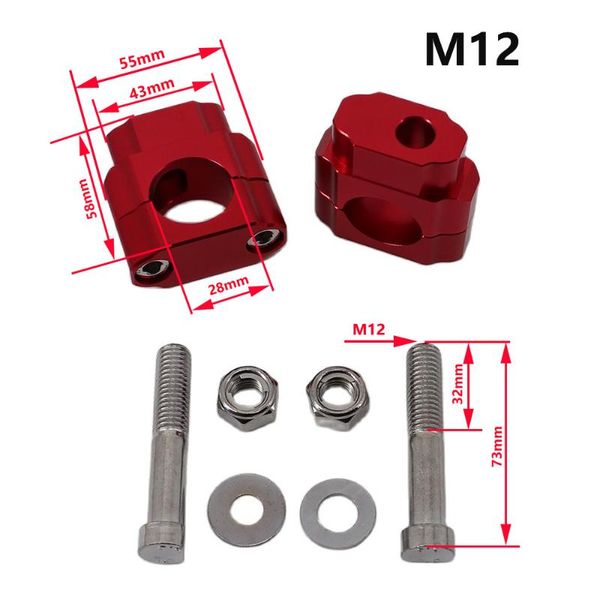 handlebars m10 m12 cnc 22mm 28mm off road motorcycle bar clamps handlebar clamp risers adapter for 7/8" 1-1/8 pit dirt motorbike
handlebars m10 m12 cnc 22mm 28mm off road motorcycle bar clamps handlebar clamp risers adapter for 7/8" 1-1/8 pit dirt motorbike