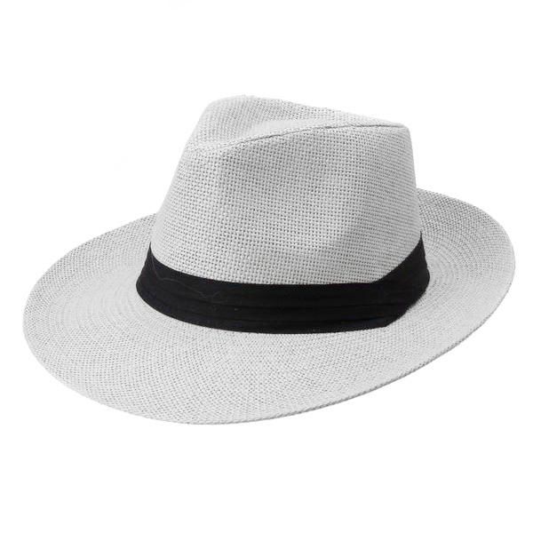 outdoor hats women lady men straw hat beach summer wide brim cap breathable panama fashion sunhat lmh66, Black;white
outdoor hats women lady men straw hat beach summer wide brim cap breathable panama fashion sunhat lmh66, Black;white