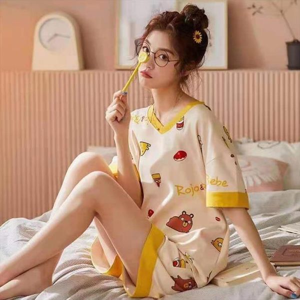 pijamas comfortable girl summer cute women sleepwear 2xl nightwear lovely home suits pyjama short sleeve pajamas set, Black;red
pijamas comfortable girl summer cute women sleepwear 2xl nightwear lovely home suits pyjama short sleeve pajamas set, Black;red