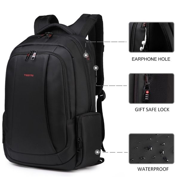 tigernu anti theft nylon 27l men 15.6 inch lapbackpacks school fashion travel backpacking backpack male backpack for lap211029
tigernu anti theft nylon 27l men 15.6 inch lapbackpacks school fashion travel backpacking backpack male backpack for lap211029