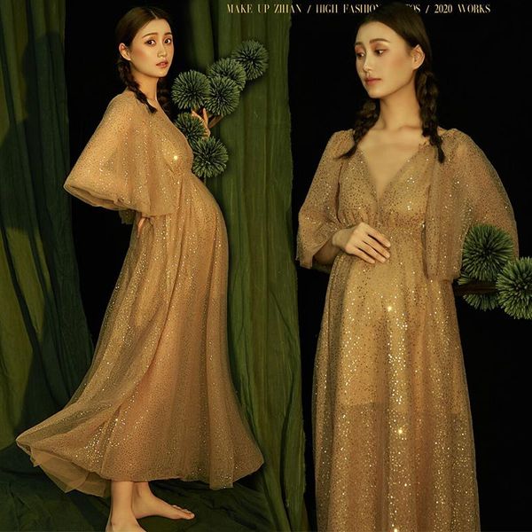 maternity dresses 2021 sparking for po shoot fashion maxi gown dress women pregnancy clothes pography prop, White
maternity dresses 2021 sparking for po shoot fashion maxi gown dress women pregnancy clothes pography prop, White