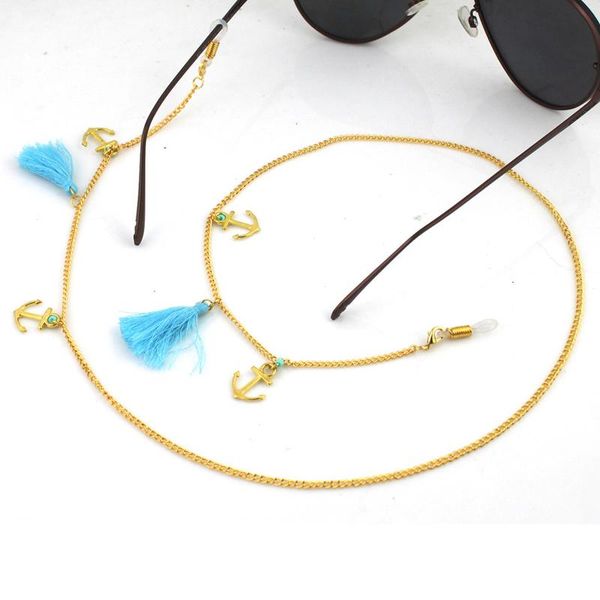 sunglasses cases & bags gold anchor string tassel link chain lanyard strap necklace eyeglass holder cord for reading glasses head band
sunglasses cases & bags gold anchor string tassel link chain lanyard strap necklace eyeglass holder cord for reading glasses head band