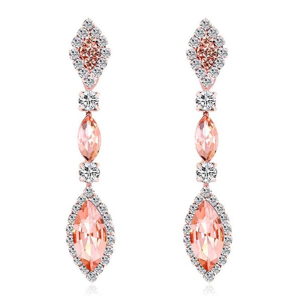 stud earrings european and american fashion personalized women's crystal, Golden;silver
stud earrings european and american fashion personalized women's crystal, Golden;silver