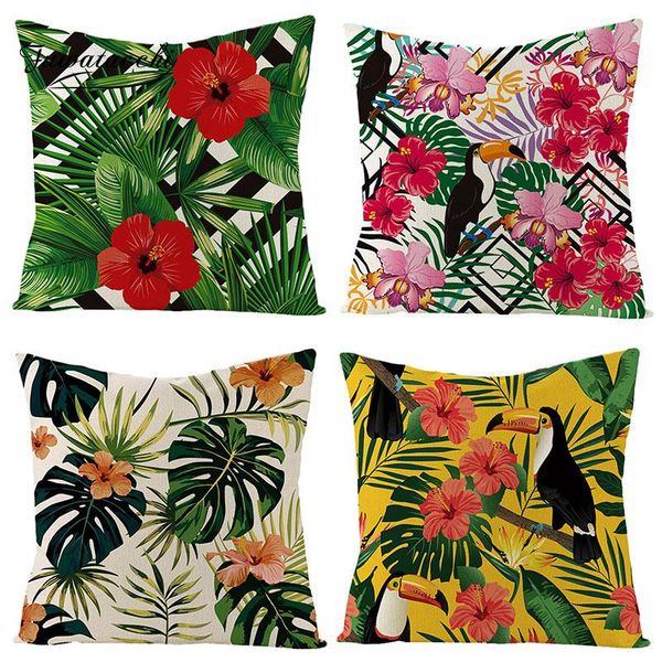 fuwatacchi nature plant pure linen cushion cover colorful flowers palm leaves throw pillow pink red pillowcases cushion/decorative
fuwatacchi nature plant pure linen cushion cover colorful flowers palm leaves throw pillow pink red pillowcases cushion/decorative