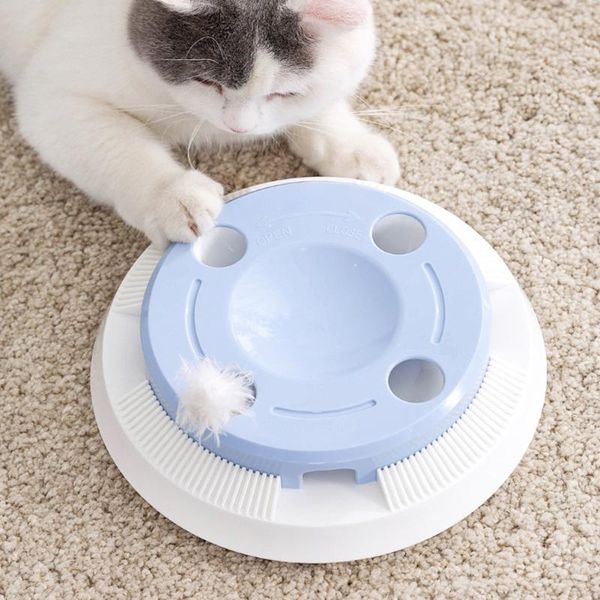 smart teaser cat donut electric rotating feather toy safe double layer funny pet catching turntable accessories toys
smart teaser cat donut electric rotating feather toy safe double layer funny pet catching turntable accessories toys