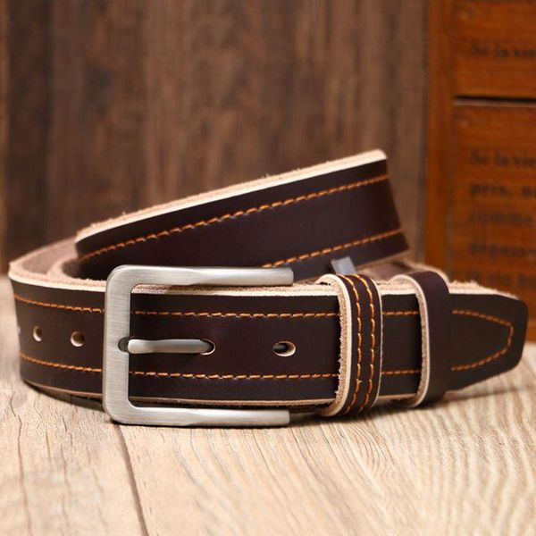 leisure classic soft band wide waist belt men genuine leather brand designer belts luxury cowboy women strap, Black;brown
leisure classic soft band wide waist belt men genuine leather brand designer belts luxury cowboy women strap, Black;brown