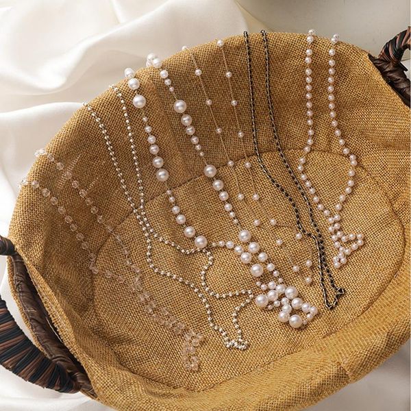 chains aomu vintage pearl crystal beaded hanging glasses chain mask anti-lost lanyard necklace for women girls jewelry, Silver
chains aomu vintage pearl crystal beaded hanging glasses chain mask anti-lost lanyard necklace for women girls jewelry, Silver