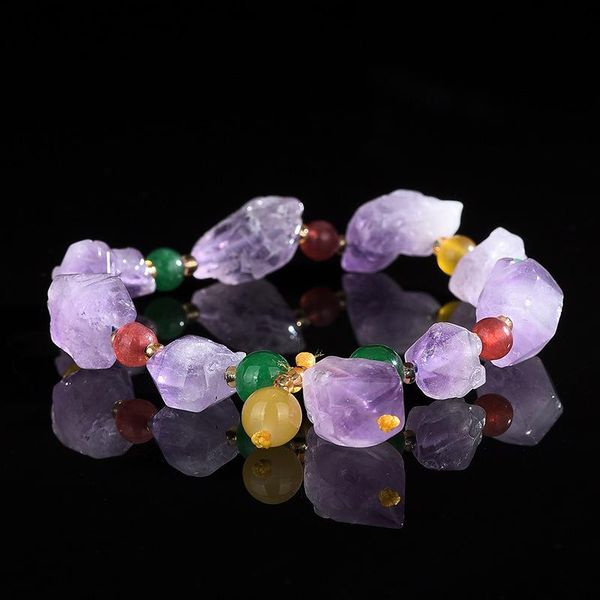beaded, strands 29/5000 natural amethyst raw stone bracelet women diy irregular hand string jewelry wholesale gemstone, Black
beaded, strands 29/5000 natural amethyst raw stone bracelet women diy irregular hand string jewelry wholesale gemstone, Black