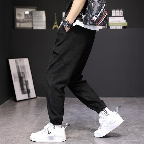 big pockets harem ribbons black women pants grey hip hop casual male joggers fashion streetwear homme
big pockets harem ribbons black women pants grey hip hop casual male joggers fashion streetwear homme
