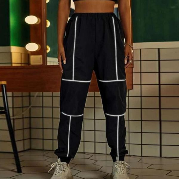 women's pants & capris harajuku women trousers with reflective stripes casual ankle tied cargo sweatpants loose femme pantalon, Black;white
women's pants & capris harajuku women trousers with reflective stripes casual ankle tied cargo sweatpants loose femme pantalon, Black;white