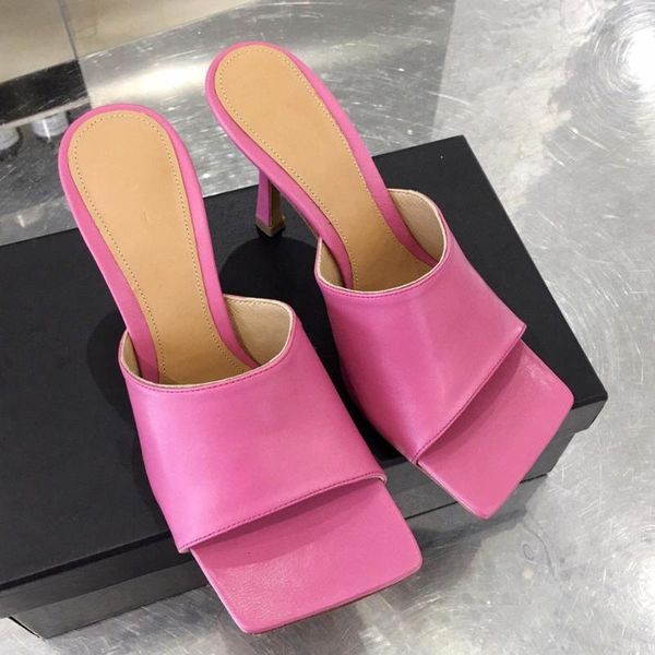 slippers purple shoes woman leather slides high heel women summer zapatos de mujer fashion designer thin, Black
slippers purple shoes woman leather slides high heel women summer zapatos de mujer fashion designer thin, Black