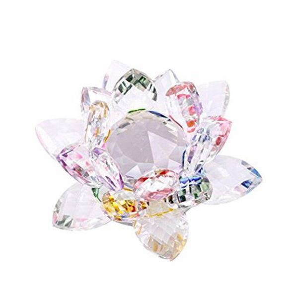 3.4 inch rainbow crystal lotus flower with gift box for feng shui home decor decoration other
3.4 inch rainbow crystal lotus flower with gift box for feng shui home decor decoration other