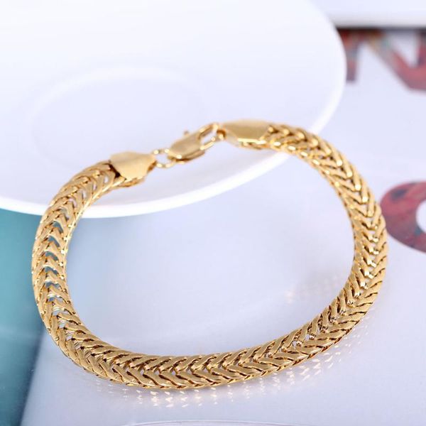 tennis snake chain gold color bracelets for men steampunk & bangles male jewelry fashion, Golden;silver
tennis snake chain gold color bracelets for men steampunk & bangles male jewelry fashion, Golden;silver