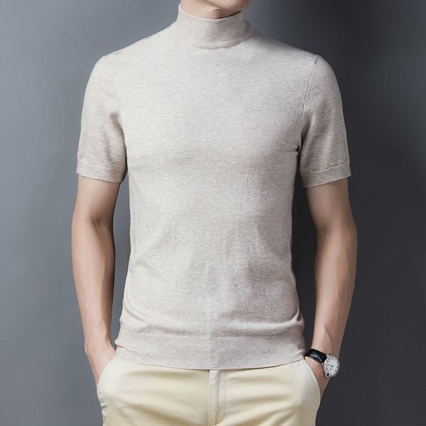 mens mock turtleneck knit pullover sweater short sleeve solid knitwear sweaters, White;black
mens mock turtleneck knit pullover sweater short sleeve solid knitwear sweaters, White;black