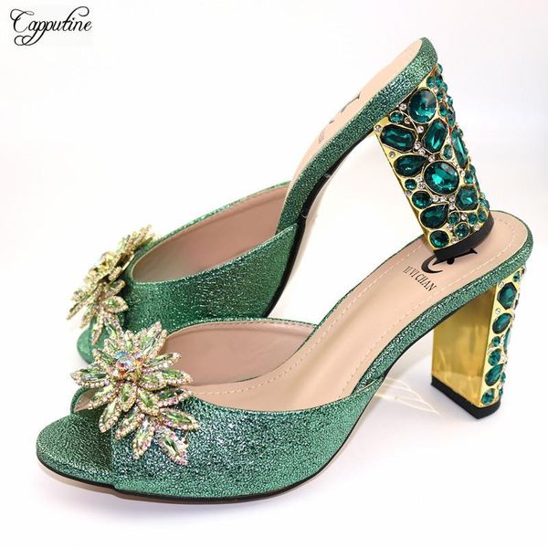 dress shoes latest green lady high heel sandal with stones for wedding/party vc111 height 9cm, Black
dress shoes latest green lady high heel sandal with stones for wedding/party vc111 height 9cm, Black