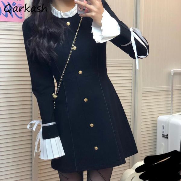 casual dresses women romantic retro slim mini spring elegant flare sleeve stylish wedding party chic femme mujer vestidos patchwork fit, Black;gray
casual dresses women romantic retro slim mini spring elegant flare sleeve stylish wedding party chic femme mujer vestidos patchwork fit, Black;gray