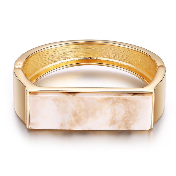 fashion bangle bracelets metalic gold turquoise marble stone blank base heavy metal jewelry mix color red white black
fashion bangle bracelets metalic gold turquoise marble stone blank base heavy metal jewelry mix color red white black