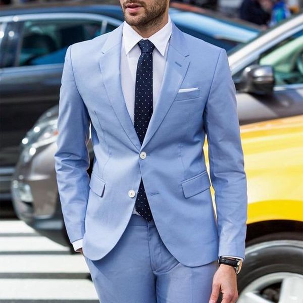 men's suits & blazers tailor made fashion light blue men slim fit groom tuxedo for wedding dress travel party sets (jacket+pant, White;black
men's suits & blazers tailor made fashion light blue men slim fit groom tuxedo for wedding dress travel party sets (jacket+pant, White;black