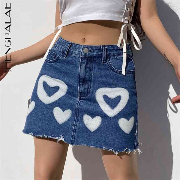 streetwear love pattern skirt women's summer high waist ripped mini denim skirts female tide 5c752 210427, Black
streetwear love pattern skirt women's summer high waist ripped mini denim skirts female tide 5c752 210427, Black