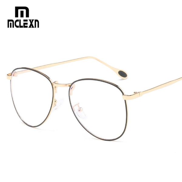 fashion sunglasses frames mclexn arrival retro round glasses frame anti blu women myopia metal eyeglasses optical computer goggles, Black
fashion sunglasses frames mclexn arrival retro round glasses frame anti blu women myopia metal eyeglasses optical computer goggles, Black