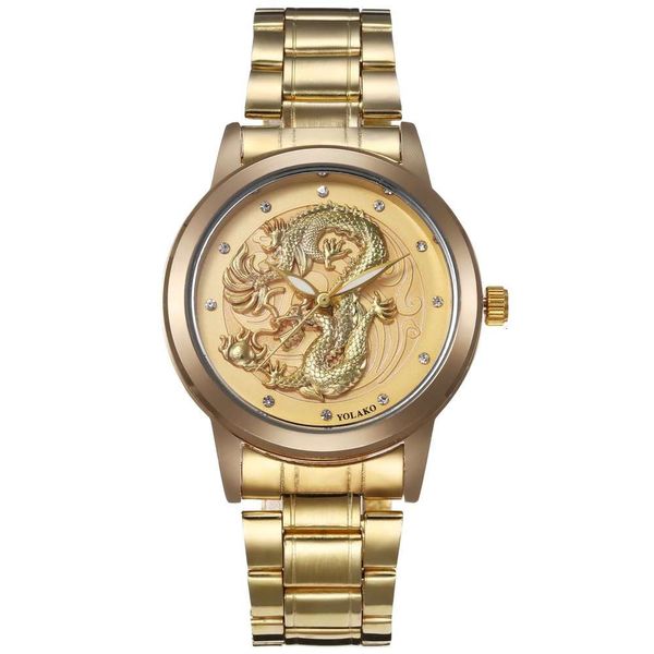 watch yolako men's dragon color relief diamond inlaid life waterproof quartz non mechanical, Slivery;brown
watch yolako men's dragon color relief diamond inlaid life waterproof quartz non mechanical, Slivery;brown