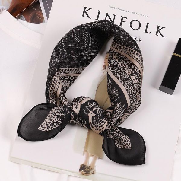 scarves the artificial silk scarf elegant and versatile professional decoration satin small square headband, Blue;gray
scarves the artificial silk scarf elegant and versatile professional decoration satin small square headband, Blue;gray