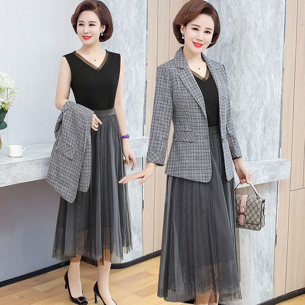 spring suit middle-aged lady and autumn plaid blazer dress two sleeveless joint plus size kn011 gt31, Black;gray
spring suit middle-aged lady and autumn plaid blazer dress two sleeveless joint plus size kn011 gt31, Black;gray